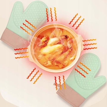 Кухонные перчатки на хлопковой подкладке