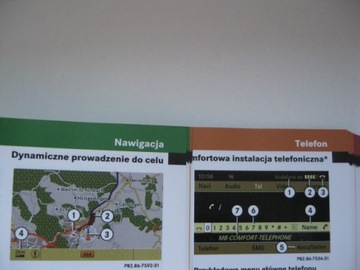 COMAND APS W169 Руководство пользователя на польском языке W245 Comand APS 08-11 красочный