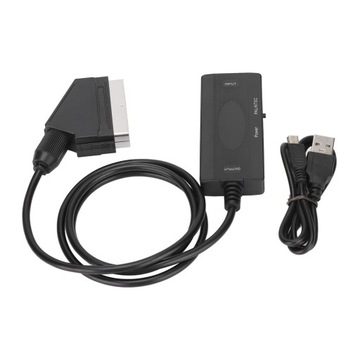 Konwerter HDMI na SCART Full HD 720P 1080P do monitora i projektora