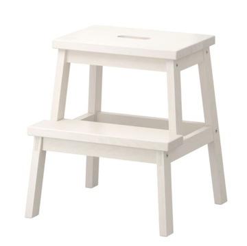 IKEA BEKVAM TABORET ZE SCHODKIEM STOŁEK BIAŁY