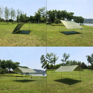 TARP PODŁOGA PŁACHTA NAMIOT WODOODPORNY 300X300CM