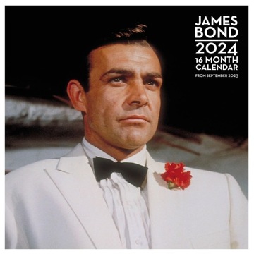 JAMES BOND AGENT 007 OFICJALNY KALENDARZ ŚCIENNY 2024