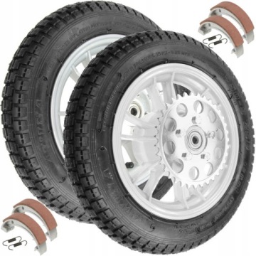 2x FELGA KOŁO OPONA 2.50-9 ROMET MOTORYNKA PONY KOLOR ORYGINAŁ