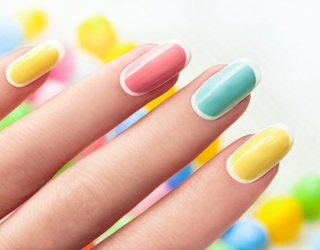 CLARESA PASTEL GLAM 1 PEACH HYBRID NAIL БЛЕСК ДЛЯ ГУБ С ЖЕМЧУГОМ