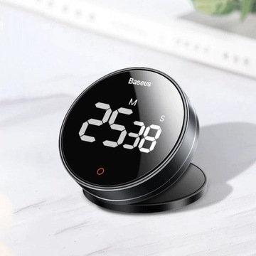 МАГНИТНЫЙ ЦИФРОВОЙ СЕКундОМЕР BASEUS со светодиодным ТАЙМЕРОМ HD