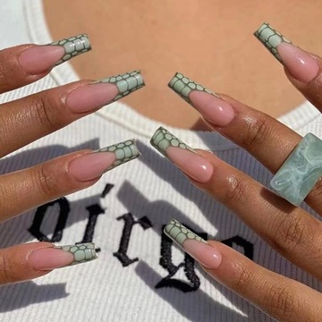 Nails Company Flexi form Типсы для наращивания ногтей Coffin 240 шт.