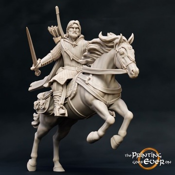 Ranger with Sword Mounted The Printing Goes Ever O