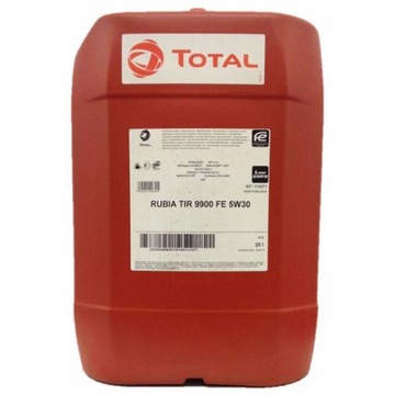 OLEJ SILNIKOWY TOTAL RUBIA TIR 9900 FE 5W30 20L