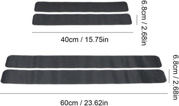 Чехлы,наклейки,защитные полоски для оборки,красивые,черный карбон I 4x