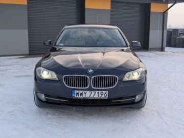 BMW Seria 5 F10-F11 Touring 520d 184KM 2012 BMW Seria 5 Ledy Alu Klima Navi Jasne Skory Serwis Gwarancja 2.0 Diesel, zdjęcie 11