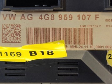 4G8959107F AUDI A7 2012 ŘÍZENÍ / MODUL ELEKTRICKÉ KRYT ZADNÍ