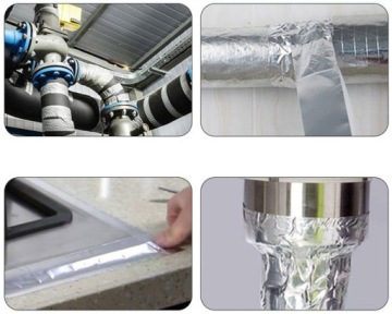 УНИВЕРСАЛЬНАЯ СЕРЕБРЯНАЯ РЕМОНТНАЯ ЛЕНТА, 1 РУЛОН, ПРОЧНОСТЬ 10 ​​МЕТРОВ