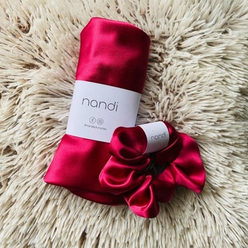 Шелковая шапка для волос Plopping OMO Фуксия