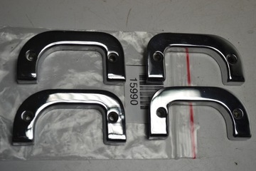Mercedes W123 W126 Хромированные накладки на рамку дверного замка