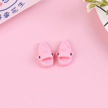 1:12 miniaturowy domek dla lalek 2 szt. Cute rekin pantofle buty dla lalek