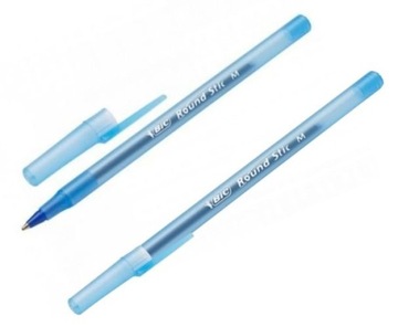 Ручка-карандаш Blue Bic Round Stick 1 мм - 60 шт.