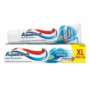 AQUAFRESH TRIPLE PROTECTION FRESH&MINTY PASTA DO ZĘBÓW 100ml