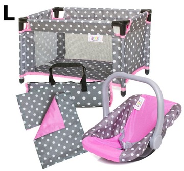 Комплект куклы: КРОВАТЬ С ПОСТЕЛЬНЫМИ ПРИНАДЛЕЖНЯМИ + ПЕРЕНЗИНКА ДЛЯ СТУЛА Дорис