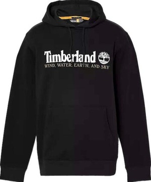 Bluza męska Timberland TB0A27HN 001 czarna z kapturem kangurka r. S