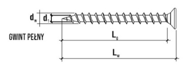 Шурупы по дереву закаленные 4x25 PZ 1000 шт.