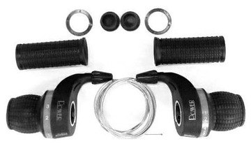 Manetki przerzutek 3x7 przerzutki grip shift
