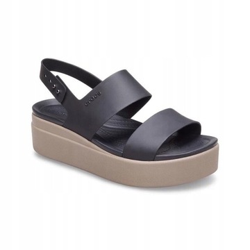 NA PLATFORMIE OBCASIE BUTY DAMSKIE SANDAŁY