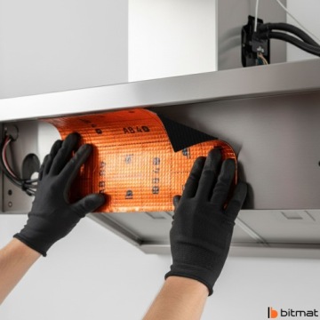 БУТИЛОВЫЙ БИТУМИНАЛЬНЫЙ ЗВУКОВОЙ МАТ 75х50см толщиной 4 мм сельскохозяйственная машина