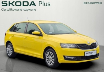 Skoda Rapid II Liftback Facelifting 1.6 TDI CR 115KM 2017 Skoda RAPID Po serwisie ASO - Klimatyzacja - Podlokietnik - Czujniki parko, zdjęcie 4