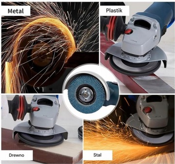 ЦИРКОНИЙНЫЙ АБРАЗИВНЫЙ ДИСК ДЛЯ ШЛИФОВАЛЬНОЙ ЛАМПЫ 125MM P80 INOX