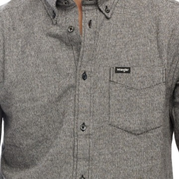 РУБАШКА НА ПУГОВИЦАХ WRANGLER ЧЕРНАЯ W5A3BZ100 M