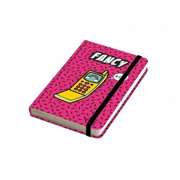 Notes A5 z gumką w linie Fancy