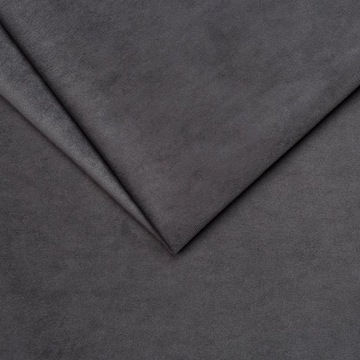 TKANINA MATERIAŁ WELUR VELVET AKSAMIT GRAFITOWY