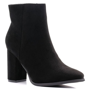 BUTY DAMSKIE BOTKI NA OBCASIE ZAMSZ 6412 EVENTO 41