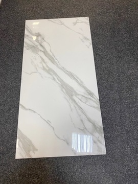 płytka 60x120 White stone połysk
