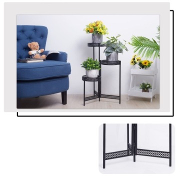 ПОДСТАВКА ДЛЯ ЦВЕТОВ МЕТАЛЛИЧЕСКИЙ ЦВЕТОЧНЫЙ ГОРШОК ЛОФТ 70