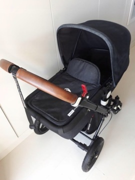 Кожаный чехол на ручку для Bugaboo Cameleon 3/3plus, версия со шнуровкой