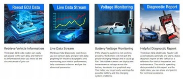 THINKSCAN SD2 THINKCAR Считыватель кодов ABS SRS