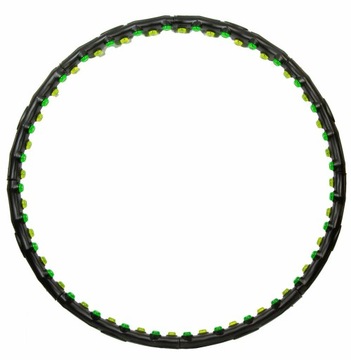 Hula hop EB FIT 98 cm z masażem skladane