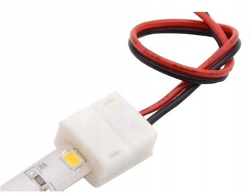 ZŁĄCZKA MONO IP65 8mm z kablem WODOODPORNA TAŚMA