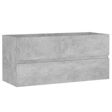 SZAFKA ŁAZIENKOWA WISZĄCA POD UMYWALKĘ Betonu 100x38,5x45 cm