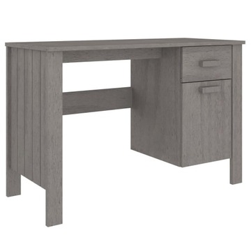 Biurko prostokątny VidaXL Desks 113 x 50 x 75 cm odcienie szarości