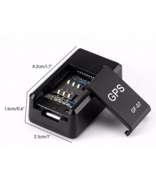 Черный GPS-велосипедный локатор