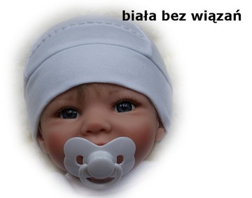 CZAPECZKA czapka NIEMOWLĘCA 56 bawełniana wyprawka