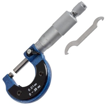 ВНЕШНИЙ АНАЛОГОВЫЙ МИКРОМЕТР GEKO 0-25 мм 0-01 мм С НОНИУСОМ G01486