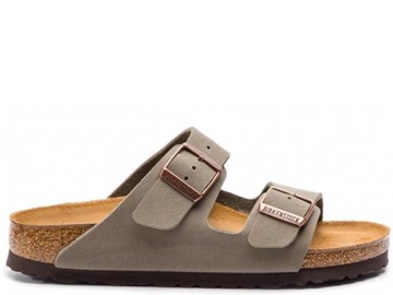 Klapki Damskie Birkenstock 0151213 ARIZONA BFBC NARROW Beżowe 36