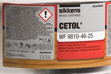 SIKKENS CETOL WF 9810-46-25 (WF 761) 10л ЛАК ДЛЯ ДЕРЕВА 73 ЦВЕТА