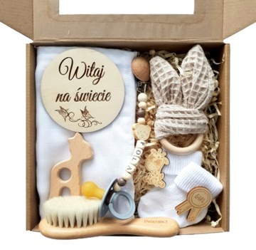 Gift Box Baby shower wafel prezent dla niemowlaka