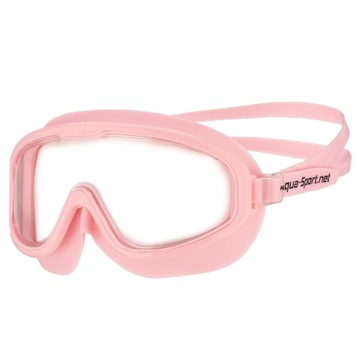 Okulary maska do pływania dla dzieci i dorosłych Aqua-Sport Sport Pro Pink