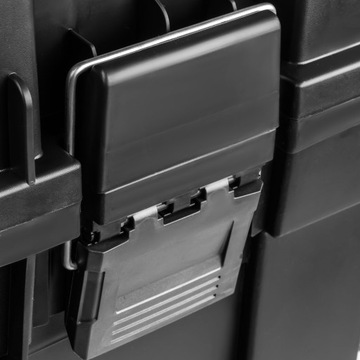 Электро ящик для инструментов HD, колеса, 4 лотка