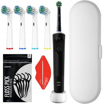 ORAL-B VITALITY PRO D103 SZCZOTECZKA ELEKTRYCZNA DO ZĘBÓW + ETUI KOŃCÓWKI
